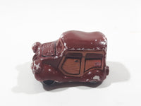Vintage 1976 WB Wallace Berrie Funky Mobiles Ramblin' Brown Die Cast Toy Car Vehicle Made in Hong Kong