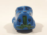 Vintage LJN Toys Hallmark Cards Blue Blob Blue Die Cast Toy Car Vehicle Made in Hong Kong