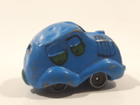 Vintage LJN Toys Hallmark Cards Blue Blob Blue Die Cast Toy Car Vehicle Made in Hong Kong