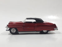 Yatming Road Tough Classic Runners No. 8802 Cadillac Red 1/43 Scale Die Cast Toy Car Vehicle with Opening Doors