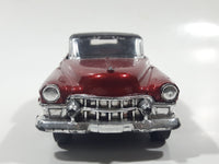 Yatming Road Tough Classic Runners No. 8802 Cadillac Red 1/43 Scale Die Cast Toy Car Vehicle with Opening Doors
