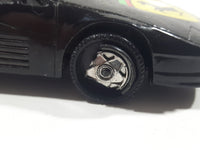1987 Mattel Arco Ferrari Testarossa Black Pull Back Die Cast Toy Car Vehicle