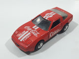 1988 Hartoy Coca Cola Coke Soda Pop Chevrolet Corvette Red Team Turbo Die Cast Toy Car Vehicle with Opening Doors