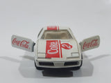 1988 Hartoy Coca Cola Coke Pontiac Firebird White #2 Die Cast Toy Car Vehicle with Opening Doors