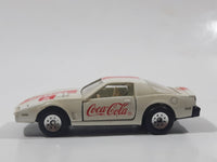 1988 Hartoy Coca Cola Coke Pontiac Firebird White #2 Die Cast Toy Car Vehicle with Opening Doors