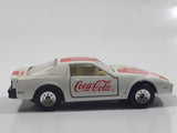 1988 Hartoy Coca Cola Coke Pontiac Firebird White #2 Die Cast Toy Car Vehicle with Opening Doors