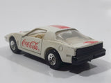 1988 Hartoy Coca Cola Coke Pontiac Firebird White #2 Die Cast Toy Car Vehicle with Opening Doors