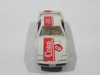 1988 Hartoy Coca Cola Coke Pontiac Firebird White #2 Die Cast Toy Car Vehicle with Opening Doors