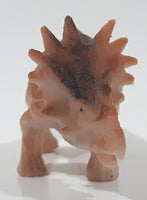 Brown Styracosaurus 3 1/8" Long Dinosaur Toy Figure