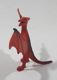 S.H. Orange Pterandon 2 1/4" Tall Dinosaur Toy Figure