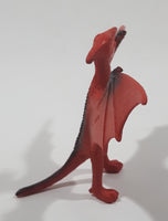 S.H. Orange Pterandon 2 1/4" Tall Dinosaur Toy Figure