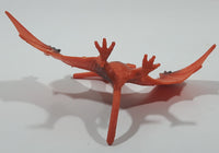 S.H. Orange Pterandon 2 3/4" Tall Dinosaur Toy Figure
