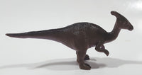 Brown Parasaurolophus  4 1/2" Long Dinosaur Toy Figure