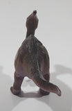 Brown Parasaurolophus  4 1/2" Long Dinosaur Toy Figure