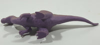 Brown and Purple Parasaurolophus 4 1/2" Long Dinosaur Toy Figure