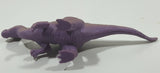 Brown and Purple Parasaurolophus 4 1/2" Long Dinosaur Toy Figure