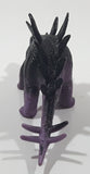 S.H. Black and Purple Stegosaurus 5" Long Dinosaur Toy Figure