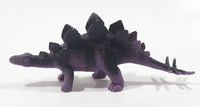 S.H. Black and Purple Stegosaurus 5" Long Dinosaur Toy Figure