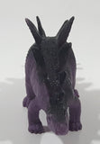 S.H. Black and Purple Stegosaurus 5" Long Dinosaur Toy Figure