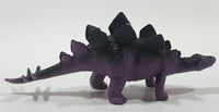 S.H. Black and Purple Stegosaurus 5" Long Dinosaur Toy Figure