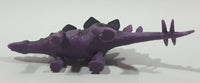 S.H. Black and Purple Stegosaurus 5" Long Dinosaur Toy Figure