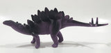 S.H. Black and Purple Stegosaurus 8" Long Dinosaur Toy Figure