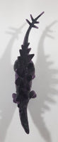 S.H. Black and Purple Stegosaurus 8" Long Dinosaur Toy Figure