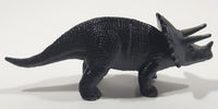 S.H. Black Triceratops 4 1/8" Long Dinosaur Toy Figure