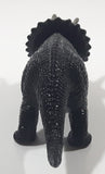 S.H. Black Triceratops 4 1/8" Long Dinosaur Toy Figure