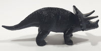 S.H. Black Triceratops 4 1/8" Long Dinosaur Toy Figure