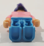 Make it Blocks Girl Figure with Purple Hair Pink Unicorn and Stars Sweater Blue Pants " Tall Toy Figure