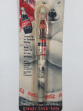 1997 Coca Cola Ceramic Roller Bap Pen Always Coca Cola Polar Bear Themed New in Package