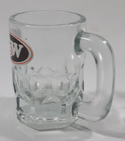 1970s A & W Restaurants Clear Glass 3 1/8" Tall Miniature Glass Mug