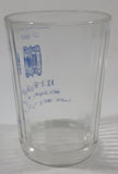 Vintage 1955 Kiwanis International Medicine Hat Club Kids Kamp Elkwater Lake 3 3/4" Tall Glass Cup