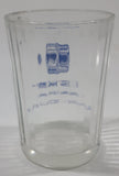 Vintage 1955 Kiwanis International Medicine Hat Club Kids Kamp Elkwater Lake 3 3/4" Tall Glass Cup