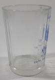 Vintage 1955 Kiwanis International Medicine Hat Club Kids Kamp Elkwater Lake 3 3/4" Tall Glass Cup