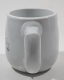 White Castle System Restaurant 'Buy em by the Sack' White 2 7/8" Tall Ceramic Coffee Mug Cup with Ash Tray Bottom