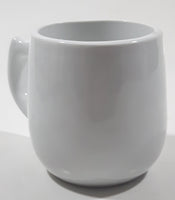 White Castle System Restaurant 'Buy em by the Sack' White 2 7/8" Tall Ceramic Coffee Mug Cup with Ash Tray Bottom