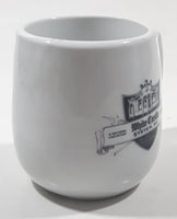 White Castle System Restaurant 'Buy em by the Sack' White 2 7/8" Tall Ceramic Coffee Mug Cup with Ash Tray Bottom