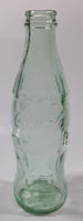 World of Coca Cola Coke 8 Fl oz. Hobble Skirt Green Glass Beverage Bottle Atlanta