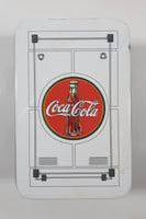 Drink Coca-Cola In Bottle 5 Cents Coke Trailer Shaped Tin Metal Container with Rolling Wheels