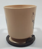 Rare Vintage Bertwood Marketing Mohawk Gas Stations 3 5/8" Tall Plastic Coffee Mug Cup with Coaster Base