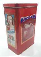 Kool-Aid Sugar Sweetened Soft Drink Mix 8" Tall Tin Metal Container