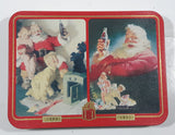 1996 Coca Cola Limited Editions Nostalgia Playing Cards and Collectible Santa Claus Christmas Tin 2 Decks New in Package