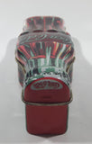 2003 Coca-Cola Coke Soda Pop Bottle Shaped Embossed Tin Container