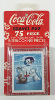 1999 Coca Cola Travel Puz 75 Piece 7" x 9" Puzzle in Polar Bear Tin New in Package