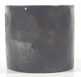 Antique 1800s Engraved Etched Silver Look Heavy Metal Napkin Holder Ring