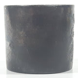 Antique 1800s Engraved Etched Silver Look Heavy Metal Napkin Holder Ring