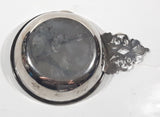 Antique Embossed Duck Pattern Single Handle Silver Metal Porringer Pottinger Bowl