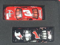 Action Racing The Coca Cola Racing Family Coke Polar Bear NASCAR Dale Earnhardt Sr #1 and Jr #1 1995-98 Monte Carlo Black and Red 1/64 Scale Die Cast Toy Car Vehicles 2 Car Set in Tin Metal Container